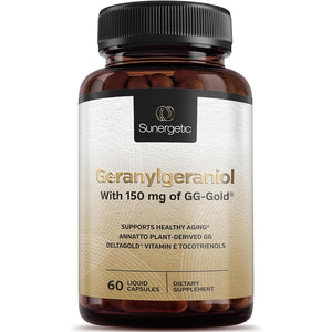 GG-Gold 150mg with DeltaGold Vitamin E Tocotrienols - 60 Capsules - Sunergetic