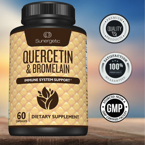 Sunergetic Premium Quercetin & Bromelain Supplement - Sunergetic