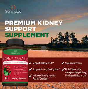 Powerful Kidney Support Supplement - Sunergetic