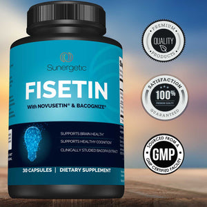 Powerful Fisetin Supplement - With Novusetin® - Sunergetic