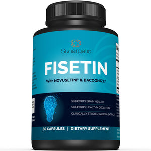 Powerful Fisetin Supplement - With Novusetin® and Bacopa - Sunergetic