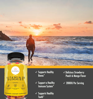 Premium Vitamin D3 Gummies – 2000 IU of Vitamin D3 per Serving - Sunergetic