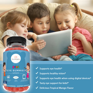 Premium Eye Support Gummies for Kids - 60 Gummies - Sunergetic