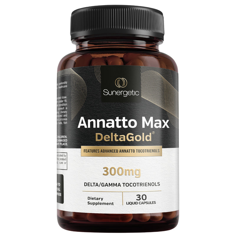 Premium Annatto Tocotrienol Supplement – Vitamin E Tocotrienols with DeltaGold - Sunergetic
