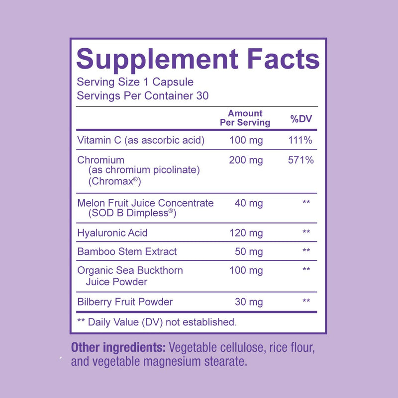 Premium Cellulite Supplement – Anti Cellulite Capsules For Women – Supports Skin Smoothing, Smooth Legs, Reduces Cellulite & Promotes Collagen Production – With Clinically Studied Melon SOD – 30 Count - Sunergetic