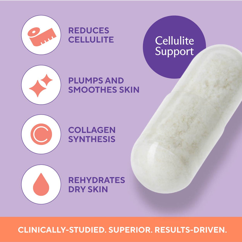 Premium Cellulite Supplement – Anti Cellulite Capsules For Women – Supports Skin Smoothing, Smooth Legs, Reduces Cellulite & Promotes Collagen Production – With Clinically Studied Melon SOD – 30 Count - Sunergetic