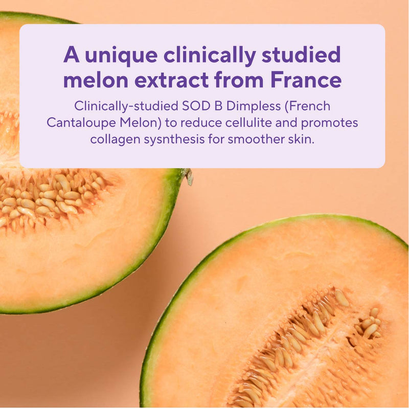 Premium Cellulite Supplement – Anti Cellulite Capsules For Women – Supports Skin Smoothing, Smooth Legs, Reduces Cellulite & Promotes Collagen Production – With Clinically Studied Melon SOD – 30 Count - Sunergetic