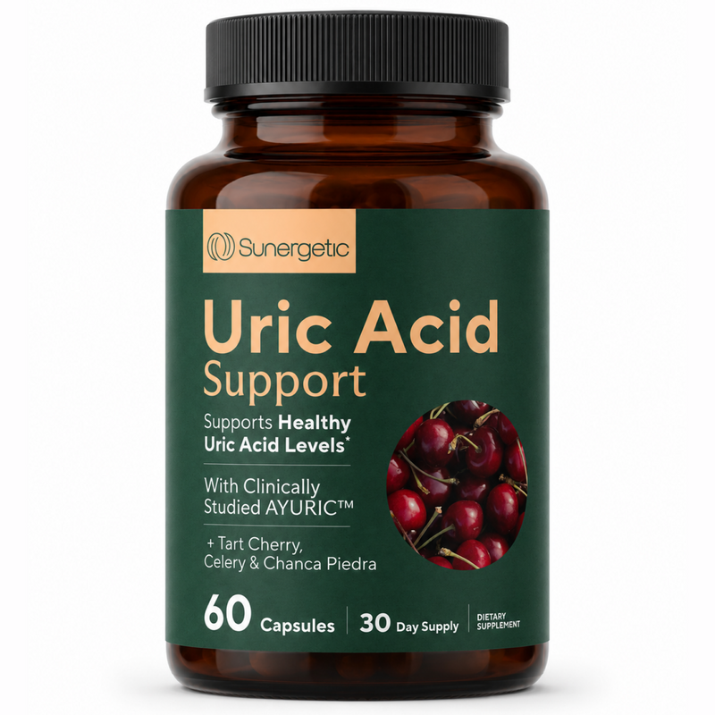 Bottle of Uric Acid Support Capsules