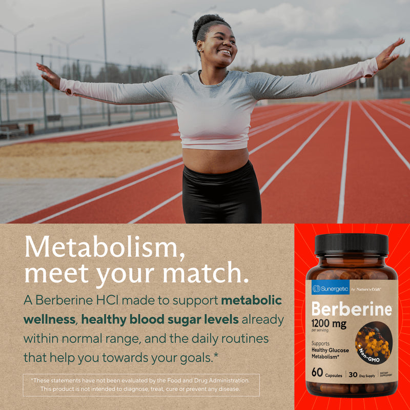 Premium Berberine Supplement - Sunergetic