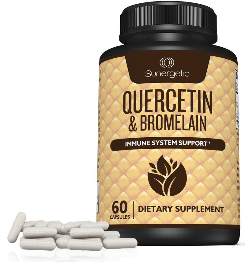 Sunergetic Premium Quercetin & Bromelain Supplement - Sunergetic