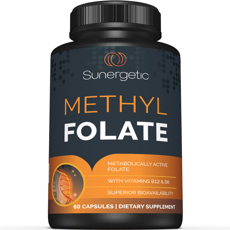 Premium Methyl Folate Supplement - Sunergetic