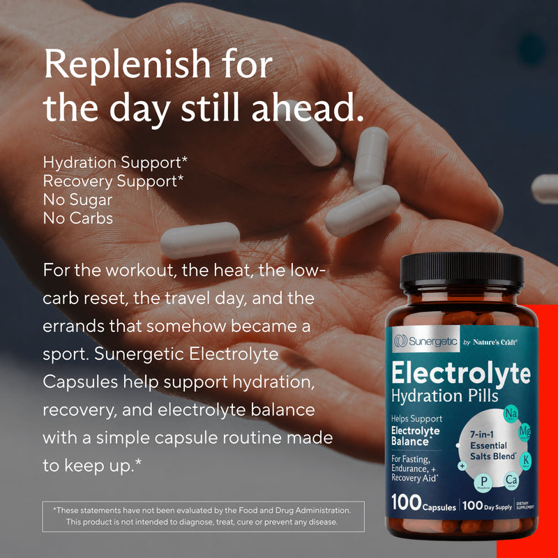 Premium Electrolyte Capsules - Sunergetic
