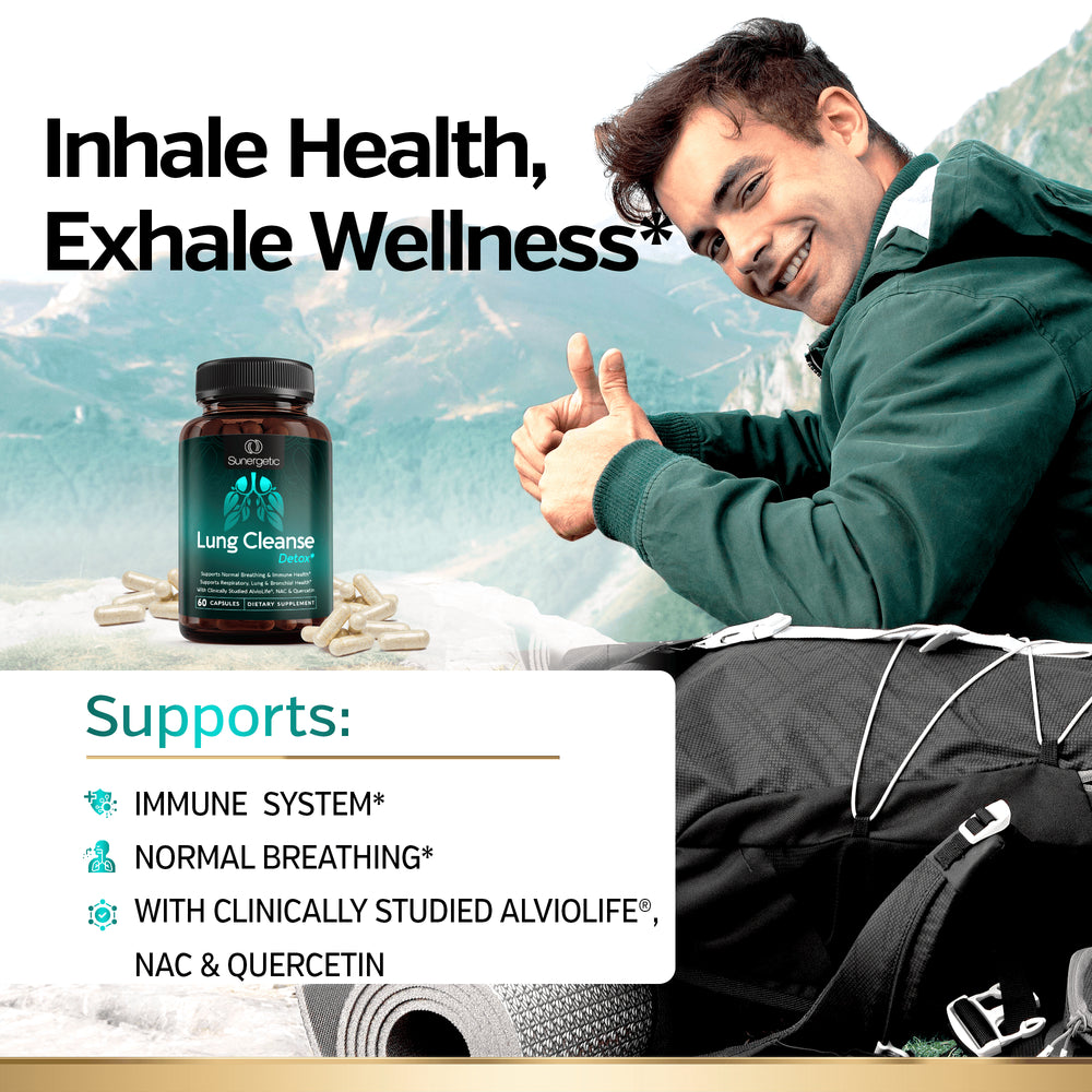 Premium Lung Support Supplement – 60 Capsules