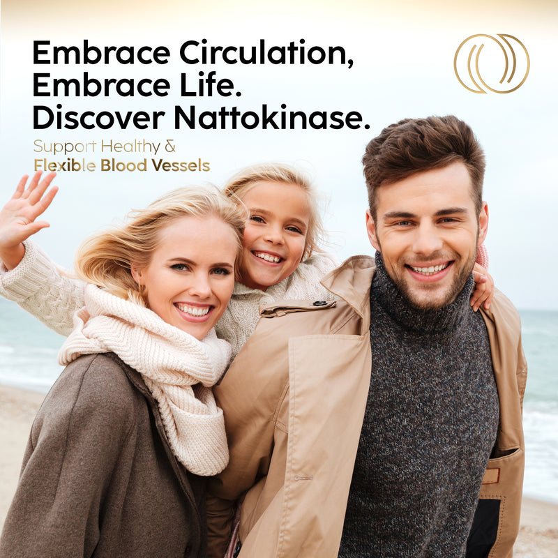 Premium Nattokinase Supplement for Arterial Support – 30 Capsules - Sunergetic
