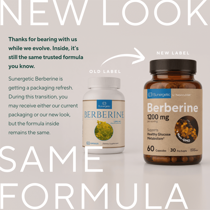 Premium Berberine Supplement - Sunergetic