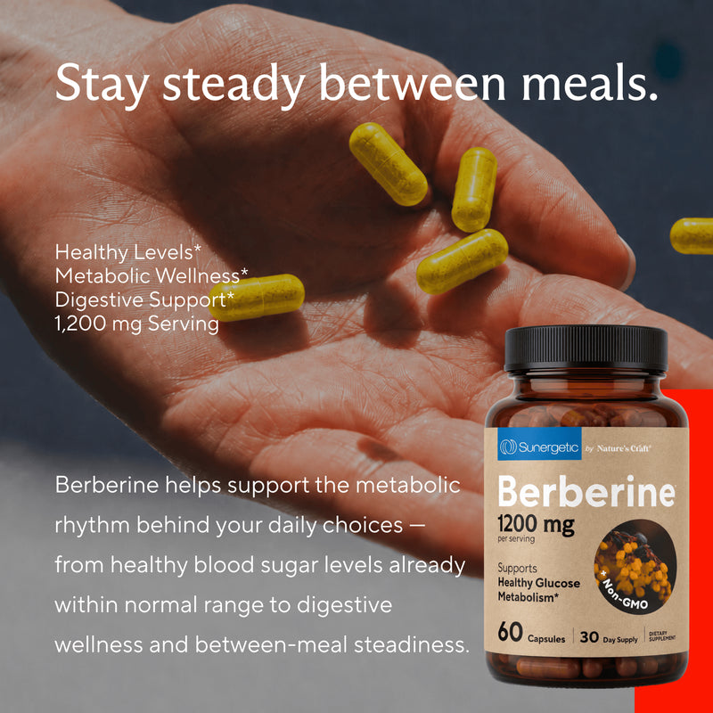 Premium Berberine Supplement - Sunergetic
