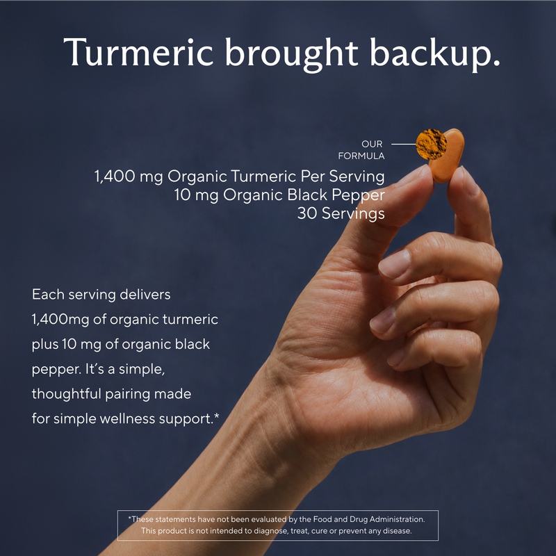 Premium Organic Turmeric - 1400 MG per Serving - Sunergetic