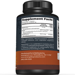 Premium Methyl Folate Supplement - Sunergetic