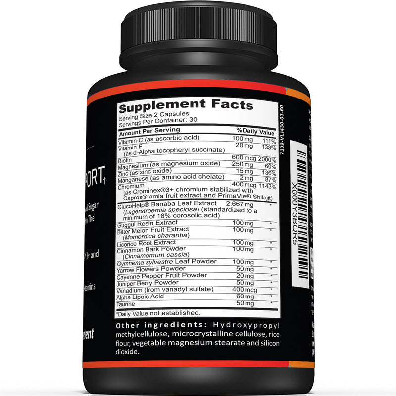 Premium Blood Sugar Support Supplement - Sunergetic