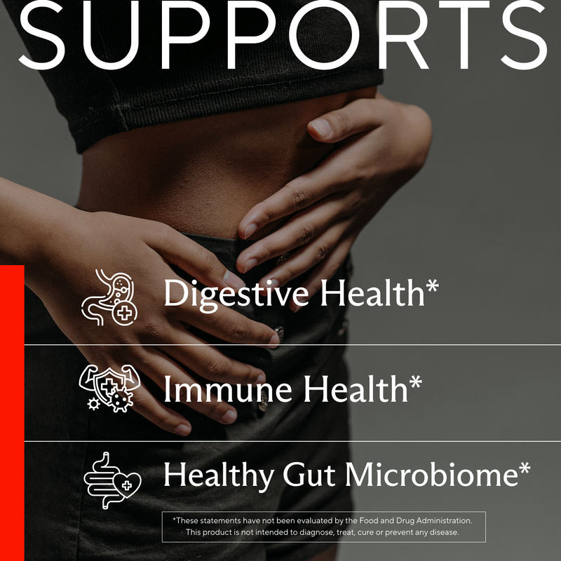 Premium 4-in-1 Probiotic Prebiotic, Postbiotic & Digestive Enzymes – 60 Capsules - Sunergetic