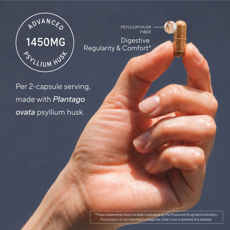 Premium Psyllium Husk Capsules - Sunergetic