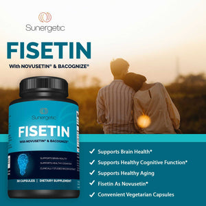 Powerful Fisetin Supplement - With Novusetin® - Sunergetic