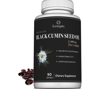 Premium Black Cumin Seed Oil Supplement - Sunergetic