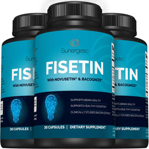 Powerful Fisetin Supplement - With Novusetin® - Sunergetic