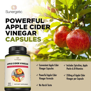 Premium Apple Cider Vinegar Capsules - Sunergetic