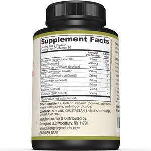 Premium Apple Cider Vinegar Capsules - Sunergetic