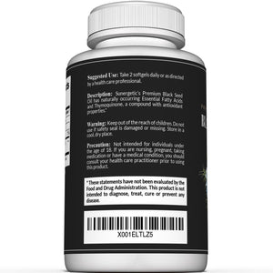 Premium Black Cumin Seed Oil Supplement - Sunergetic