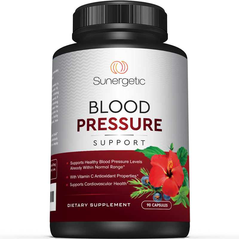 Premium Blood Pressure Support for Cardiovascular & Heart Health - Sunergetic