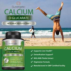 Premium Calcium D-Glucarate Supplement - Sunergetic