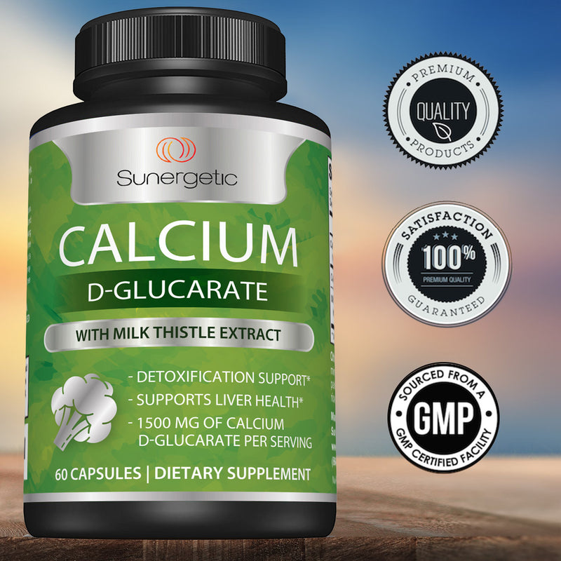 Premium Calcium D-Glucarate Supplement - Sunergetic