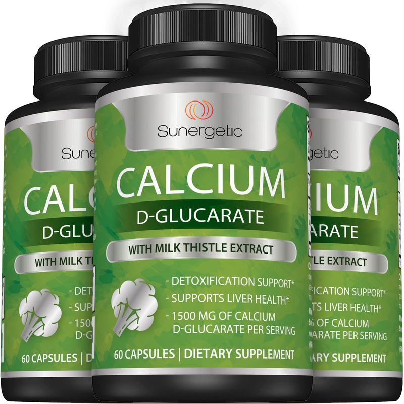 Premium Calcium D-Glucarate Supplement - Sunergetic