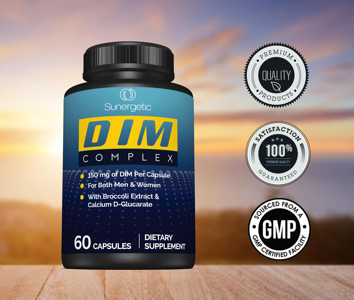 Sunergetic Products - DIM Complex - 60 Capsules