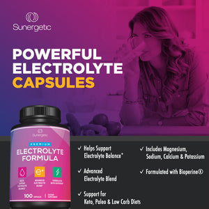 Premium Electrolyte Capsules - Sunergetic