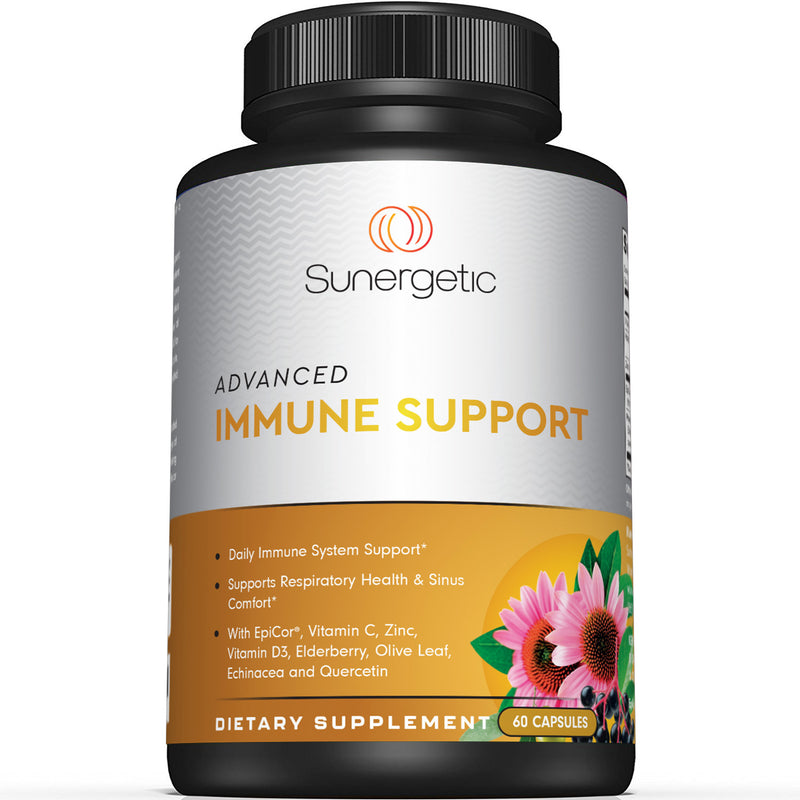Advanced Immune Support Supplement - 60 Capsules - Sunergetic