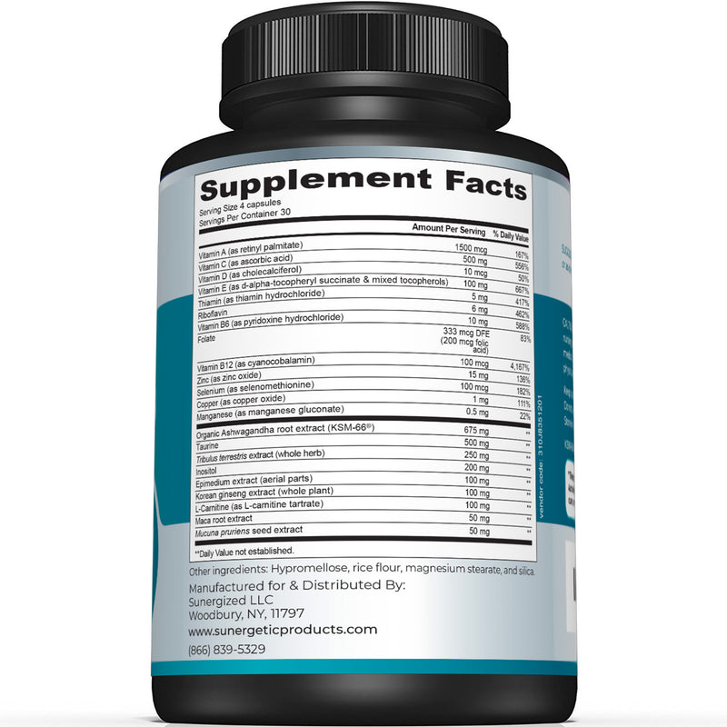 Premium Men’s Fertility Support Supplement - Sunergetic