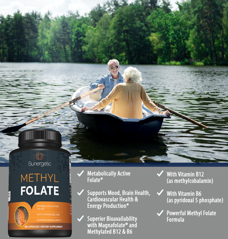 Premium Methyl Folate Supplement - Sunergetic