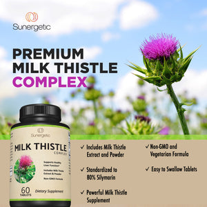 Premium Milk Thistle Supplement - Sunergetic