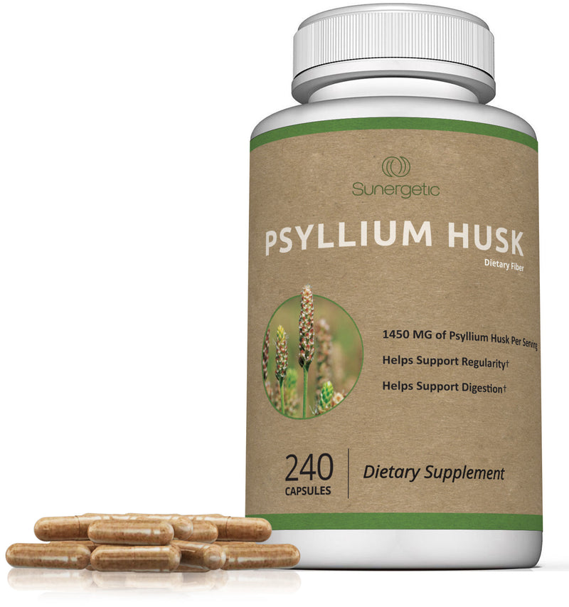 Premium Psyllium Husk Capsules - Sunergetic