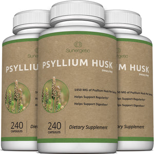 Premium Psyllium Husk Capsules - Sunergetic