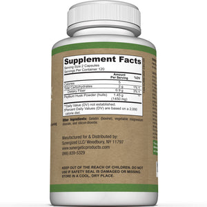 Premium Psyllium Husk Capsules - Sunergetic