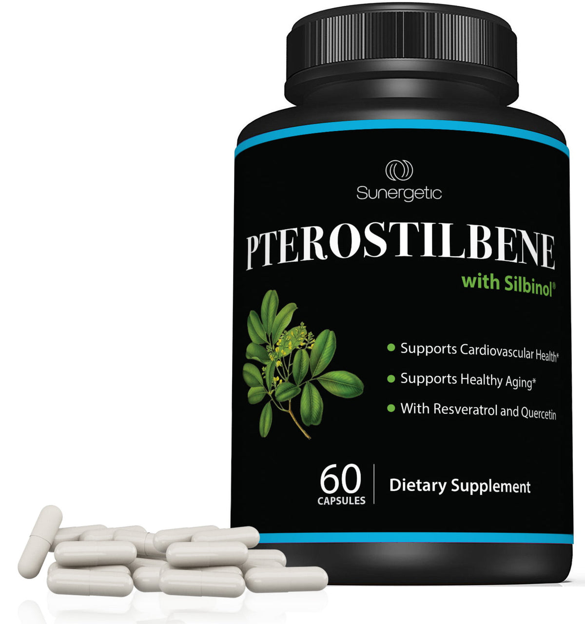 Sunergetic Products - Powerful Pterostilbene Supplement - With ...
