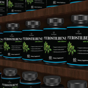 Powerful Pterostilbene Supplement - With Resveratrol & Quercetin - Sunergetic