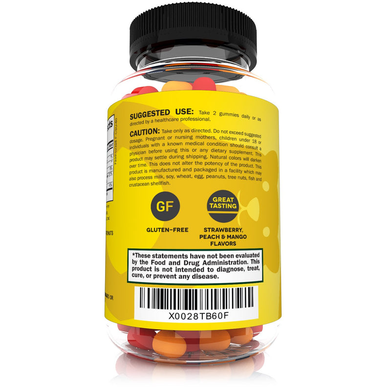 Premium Vitamin D3 Gummies – 2000 IU of Vitamin D3 per Serving - Sunergetic