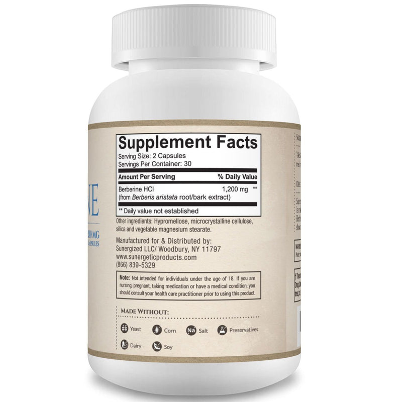 Premium Berberine Supplement - Sunergetic