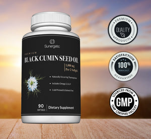 Premium Black Cumin Seed Oil Supplement - Sunergetic