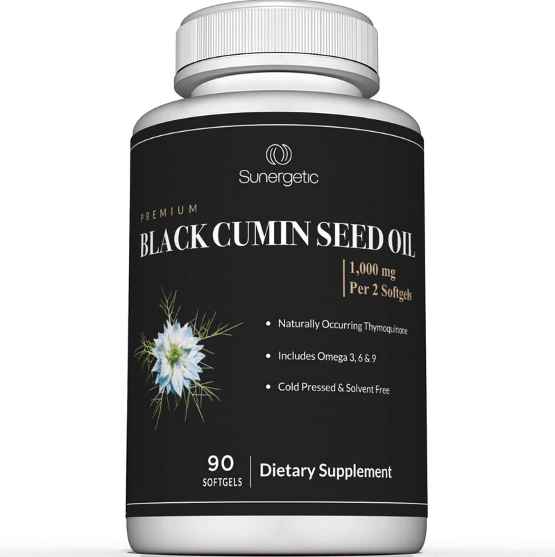 Premium Black Cumin Seed Oil Supplement - Sunergetic